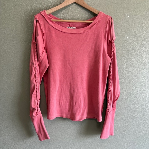We The Free Daisy Chain Cuff Long Sleeve Top- Large - Picture 4 of 12